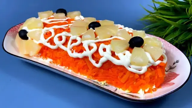 Вкусный салат с куриной грудкой