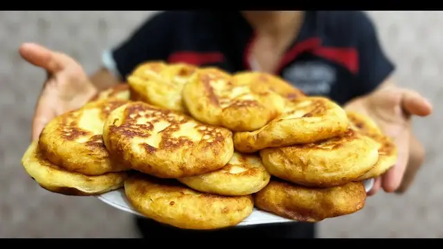 Ленивые пирожки с картошкой