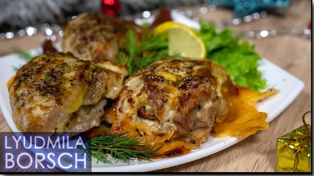 Мясная закуска на новогодний стол 