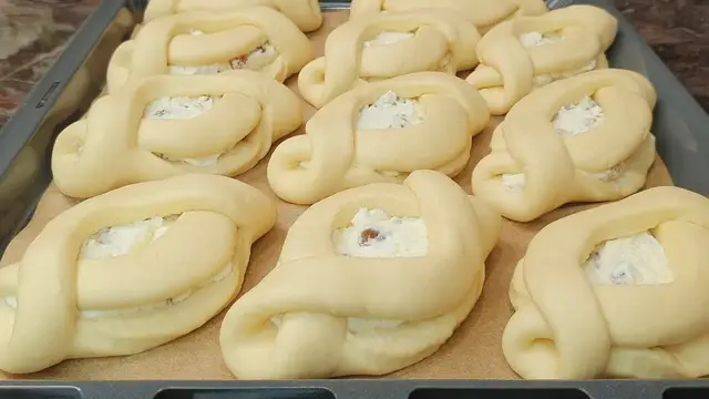 Воздушные ватрушки с творогом
