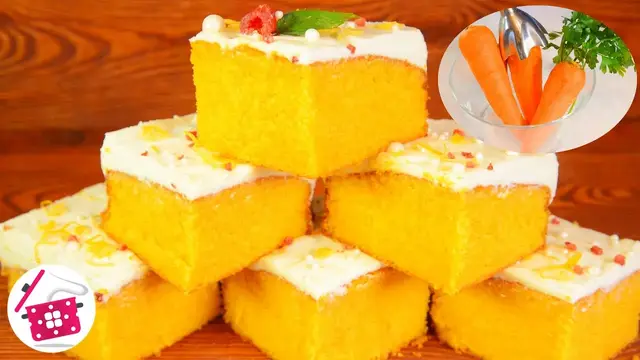 Обалденный морковный пирог со сметанным кремом