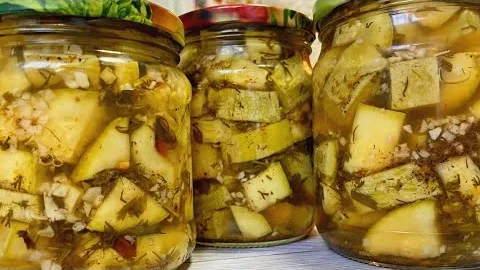 Кабачки со вкусом грибов или со вкусом шашлыка