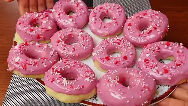 Пышки с глазурью