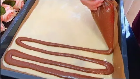 Простой торт Зебра