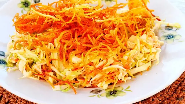 Вкусный салат из капусты