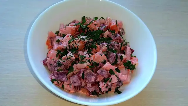 Салат из свёклы