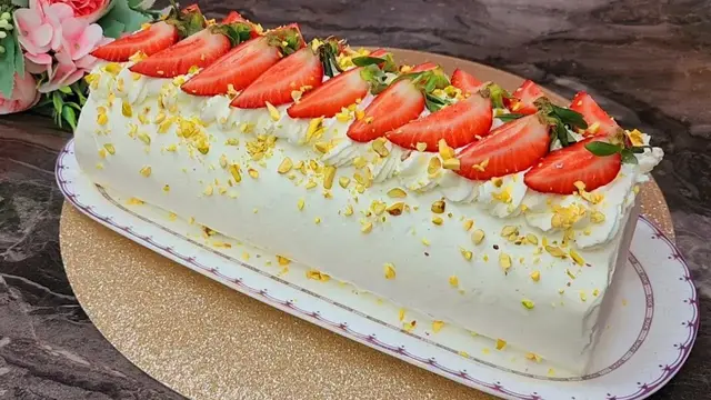 Вкусный бисквитный рулет