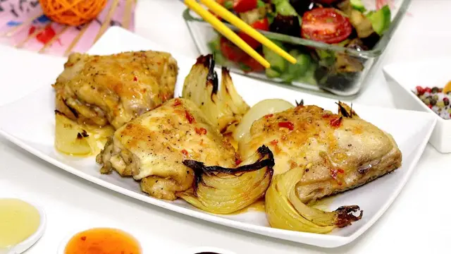 Острые куриные бёдрышки