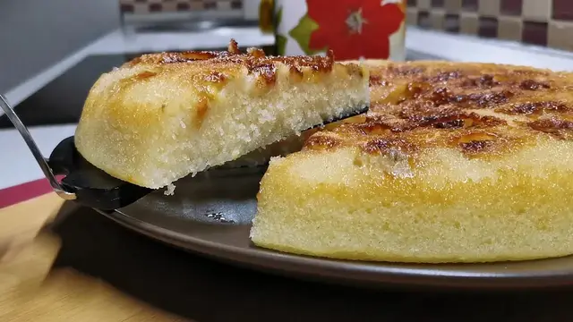 Банановый пирог на сковородке  