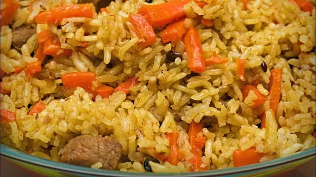 Рис с мясом на ужин