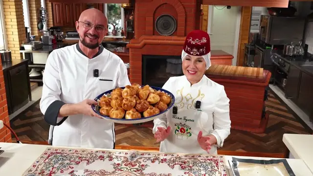Татарские пирожки с мясом и рисом