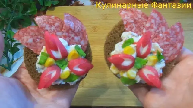 Шикарные бутерброды на праздничный стол