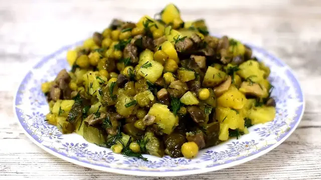 Лучший постный салат
