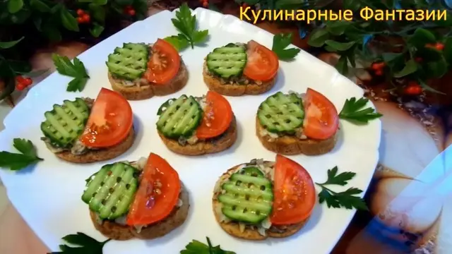 Великолепные бутерброды на праздничный стол