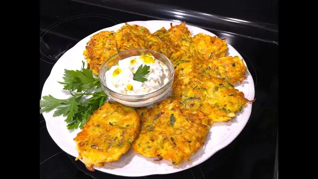 Драники из картофеля и кабачков