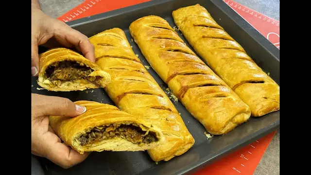 Вкусный пирог с грибами
