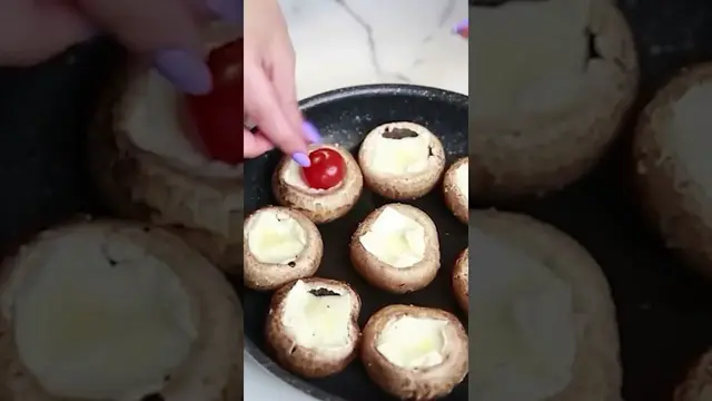 Очень вкусные шампиньоны в духовке