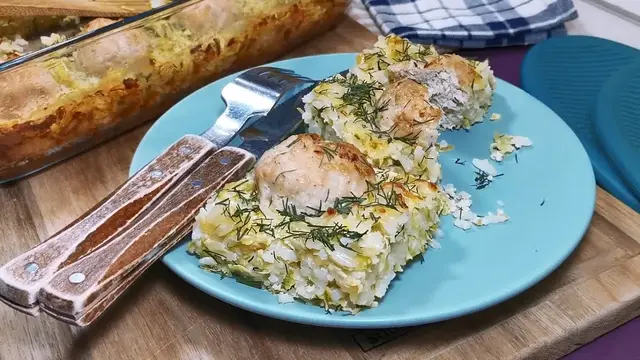 Запеканка из кабачков и фарша