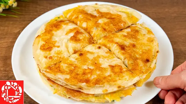 Лепешки с картошкой в лаваше