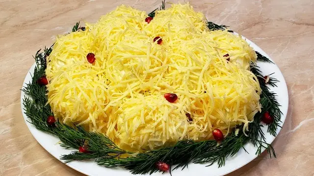 Салат с куриной грудкой 