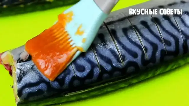 Аппетитная скумбрия в духовке