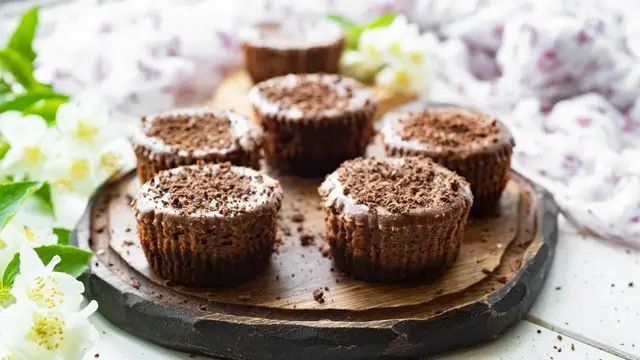 Шоколадные мини-чизкейки