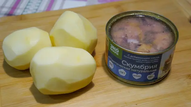 Котлеты из картошки и рыбной консервы