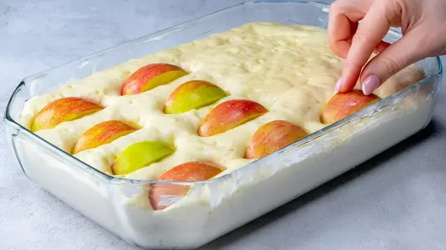 Яблочный пирог в духовке 