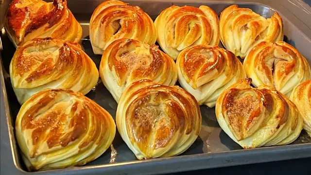 Очень вкусные булочки с творогом