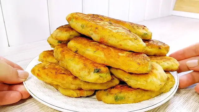 Ленивые пирожки с картошкой и фаршем
