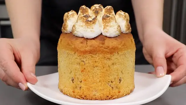 Влажный пасхальный кулич