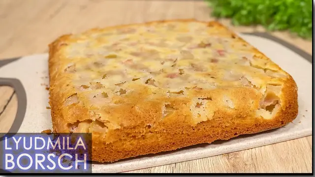 Яблочный пирог в духовке 