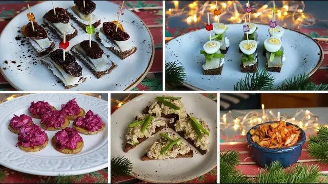 Закуска с селёдки на Новый год 