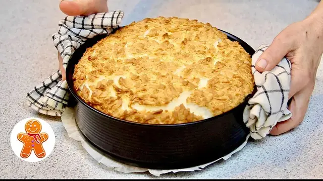 Легкий и воздушный Итальянский сметанный пирог
