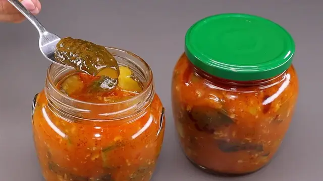 Обалденная закуска из огурцов