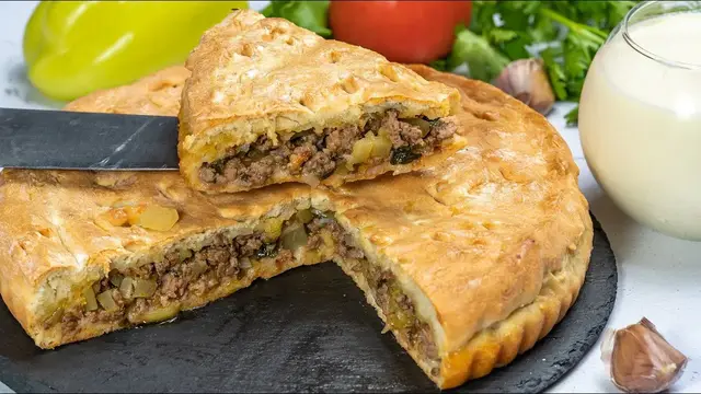 Мясной пирог для гурманов