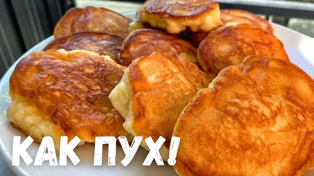 Яблочные оладьи на кефире    