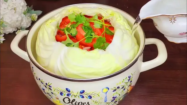 Вкусная фаршированная капуста