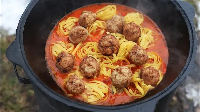 Вкусное блюдо из фарша и макарон