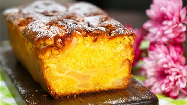 Яблочный кекс к чаю