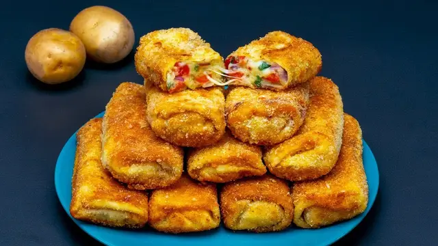 Блинчики с картофелем