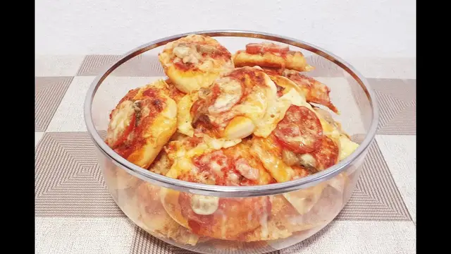 Домашняя мини пицца