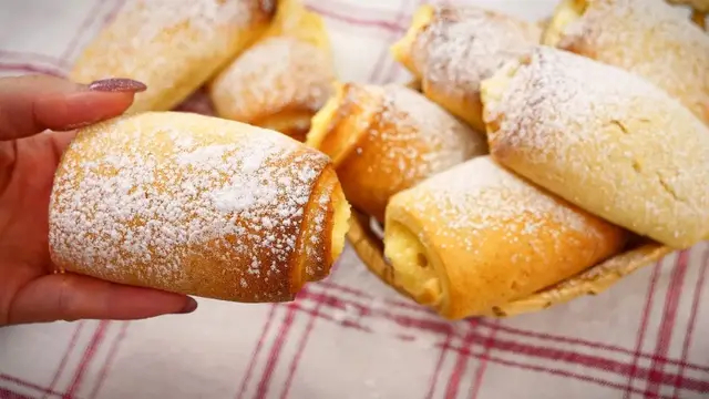 Творожные булочки к чаю 
