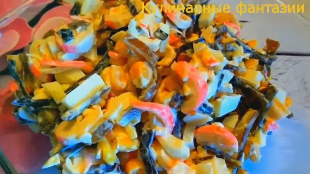 Салат из крабовых палочек