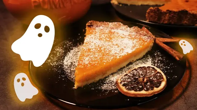 Осенний пирог из тыквы