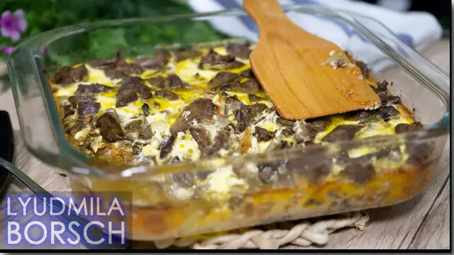 Запеканка из куриной печени