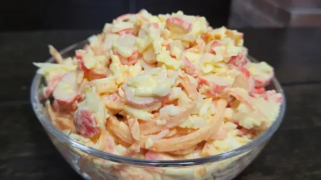 Крабовый салат за 5 минут