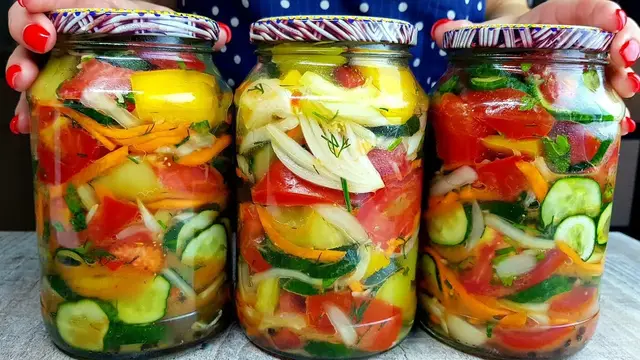Салат Краски лета на зиму