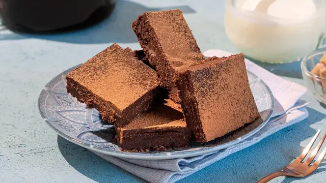 Ароматный Брауни с маскарпоне и ганашем