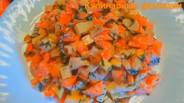 Очень вкусный салат за 5 минут